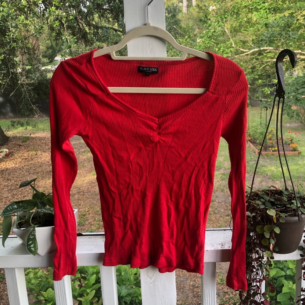 Long Sleeve, Fitted Top